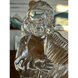 Mikasa Lead Crystal Herald Collection Angelic Harp Angel Full Lead Decor Germany